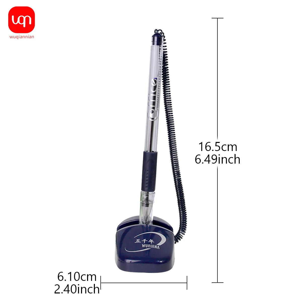 WQN-3/6/12 قطعة بسيطة سطح المكتب الثابتة هلام القلم 0.5 مللي متر تلميح الحبر الأزرق ثابت الغراء هلام القلم للمدرسة واللوازم المكتبية #4