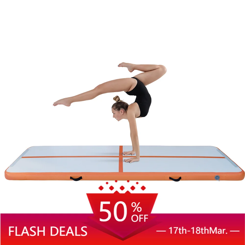 China Manufacturer Customized Color Inflatable Water Yoga Air Track Mat For Gymnastics Training Factory Wholesale