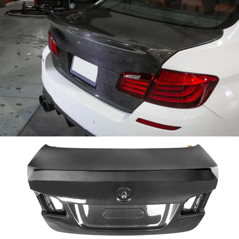 

Sporty Racing MBJ Style Carbon Fiber Rear Trunk Lid Auto Body Upgrade Parts For 5 Series F10 2011-2017 Sedan Models