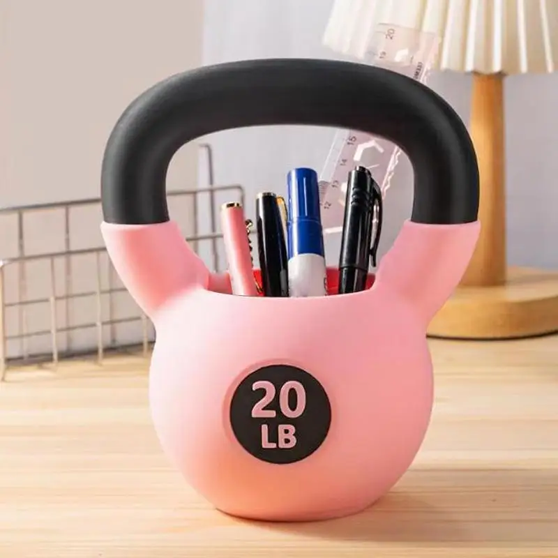 

Kettlebell Pen Holder Pencil Holder Cups For Desktop Organizer Fun Desk Accessories For Women Men Adults Fitness Enthusiasts