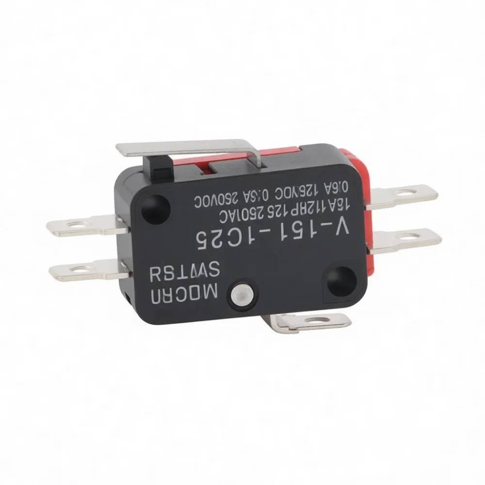 Durable V1511C25 Micro Limit Switch Self Reset Industrial Control Electrical Automation Sensor Connection Hardware