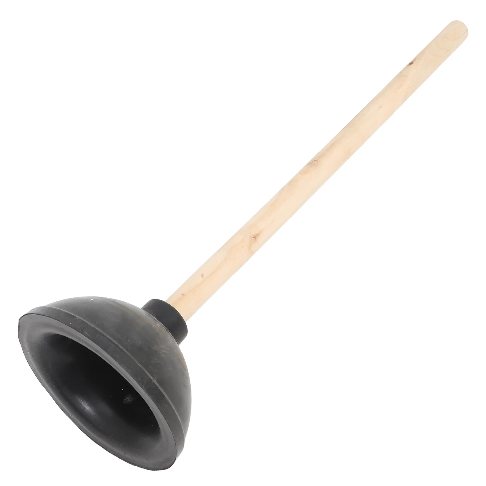 s Heavy Duty Toilet Plunger Black 5324 Bathroom Anti Clogging Tool Rubber Multi Use Household Unclogger