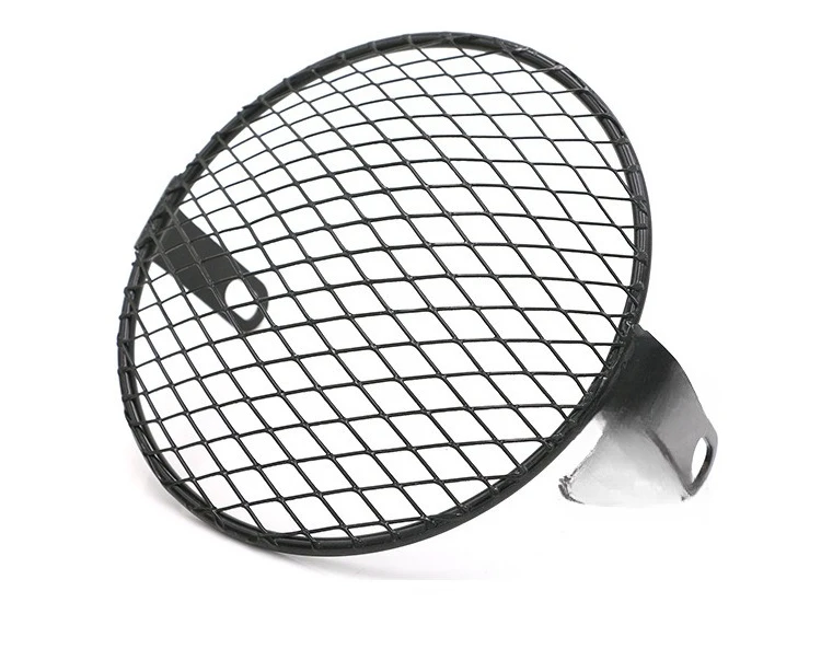 

Motorcycle CG125 Modified Headlight GN125 Prince Retro Headlight Mesh Cover Protective Cover Large Lampshade