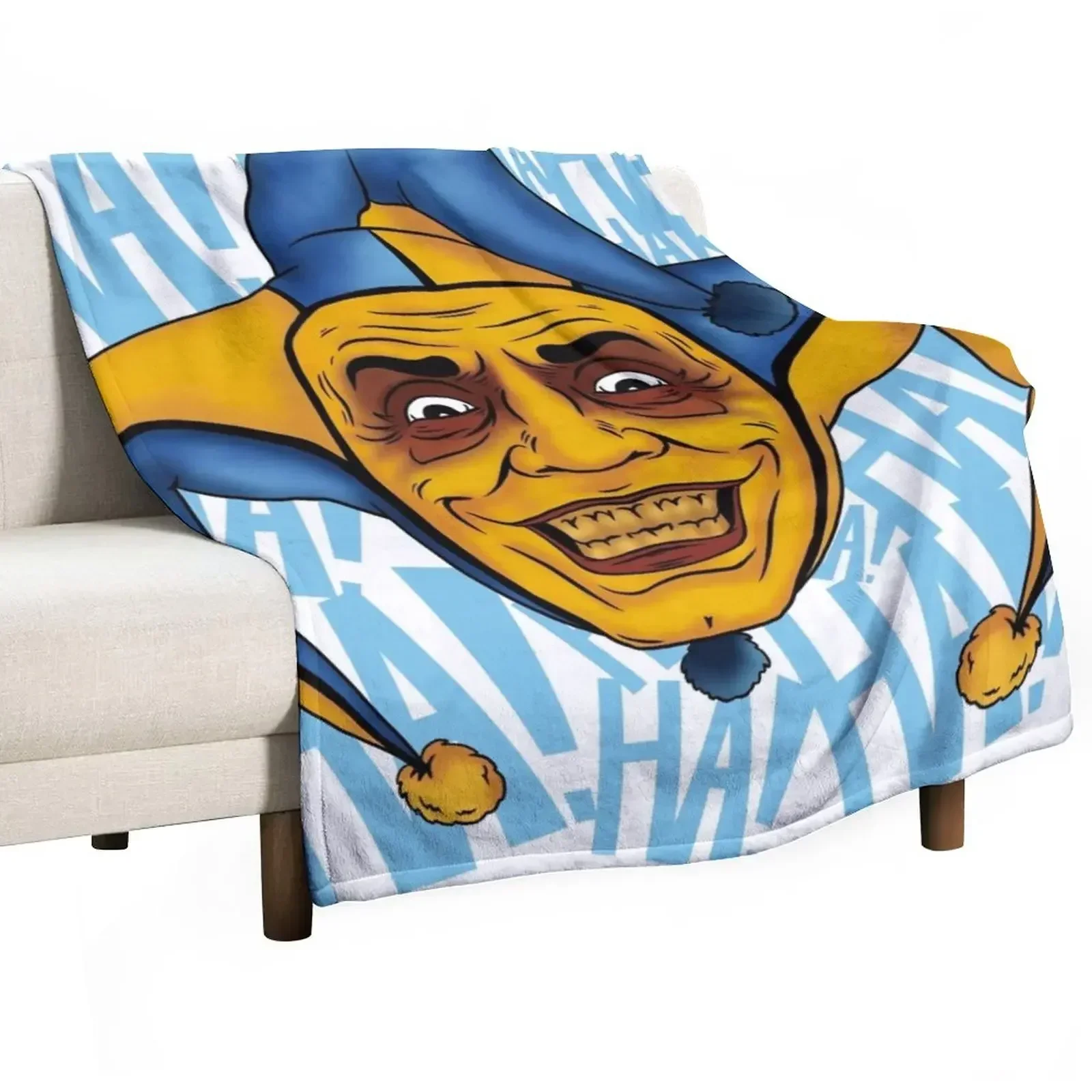 

Ghastly Grinner Throw Blanket Sofa Quilt Tourist Decorative Sofa Blankets