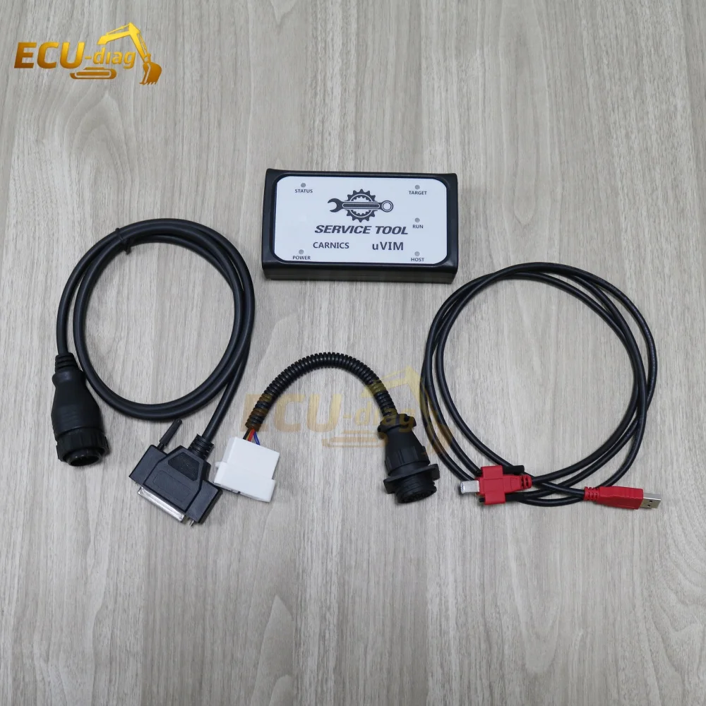 for DOOSAN uVIM Diagnostic Tool Excavator Forklift Engine Fault Detection OBD Interface DDT DCU ECU  Scanner 2016 2025 Software