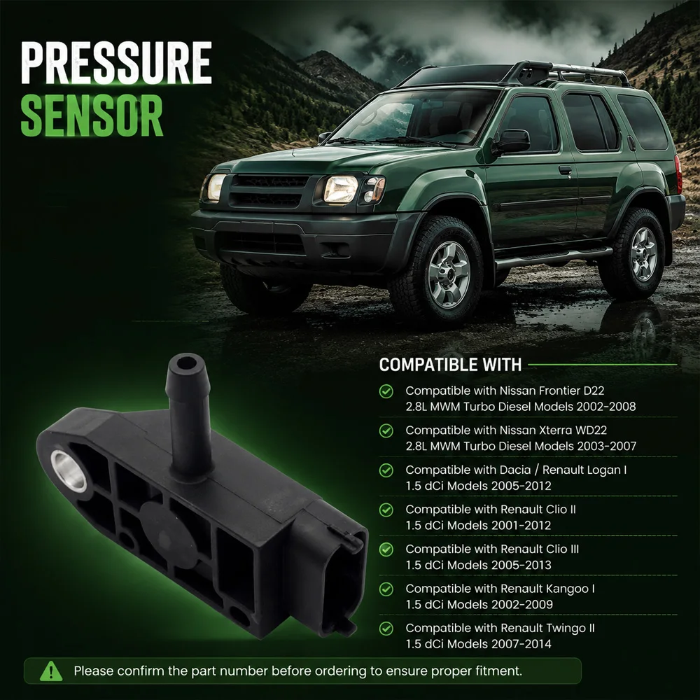 1Pcs Manifold Pressure Sensor  940700690034 For Nissan Frontier Xterra  Renault Logan Clio Kangoo Twingo
