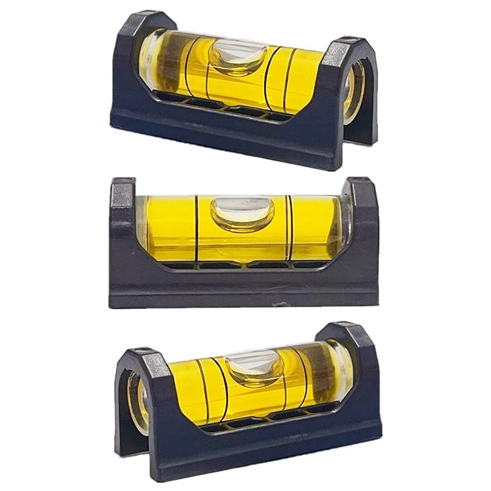 3Pcs Magnetic Level Scope Leveling Magnetic Bubble Spirit Levels Leveling Tool