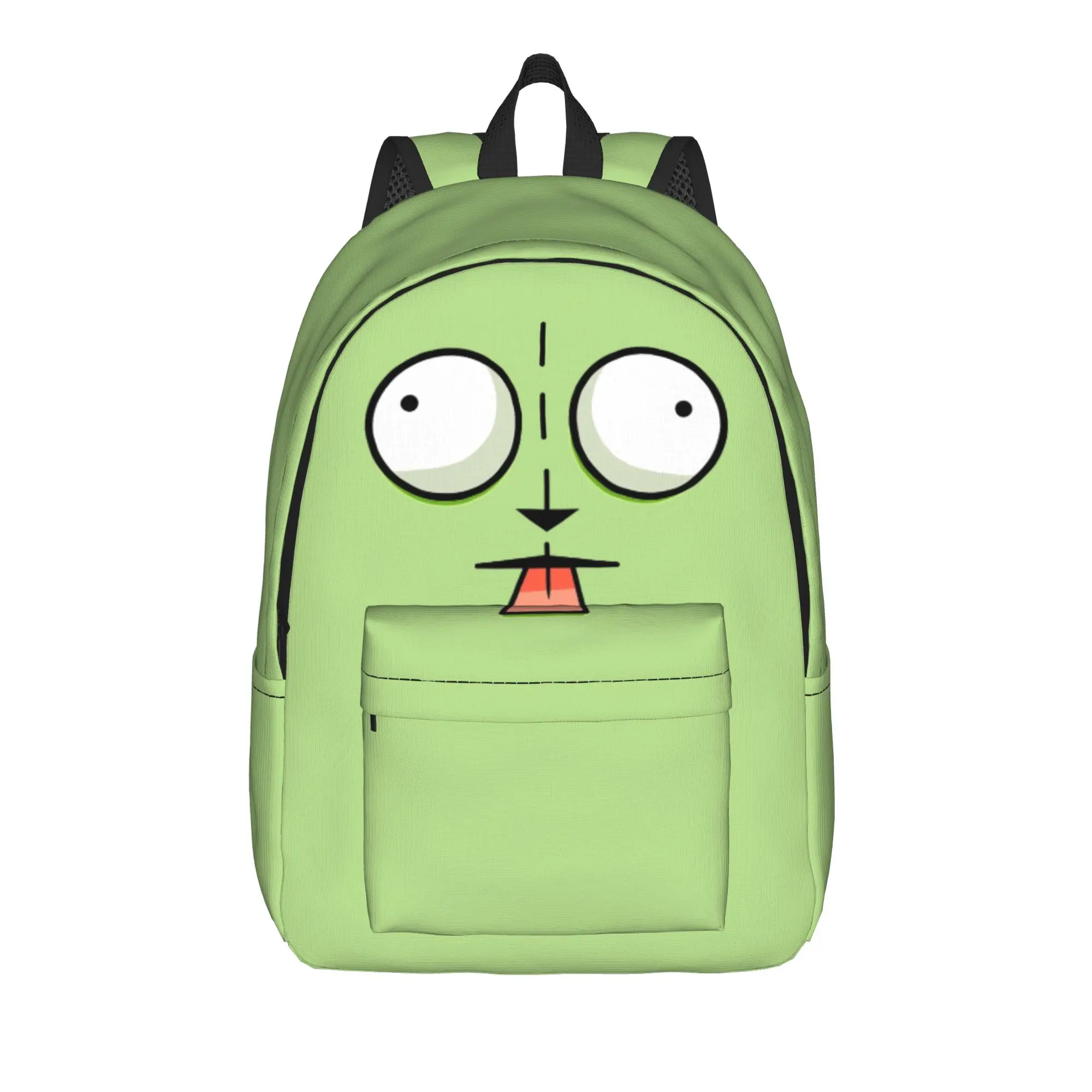 Gir Face Invaders Zims Cartoon Backpack for Men Women Teenage Student Hiking Daypack Laptop Computer Shoulder Bag Lightweight