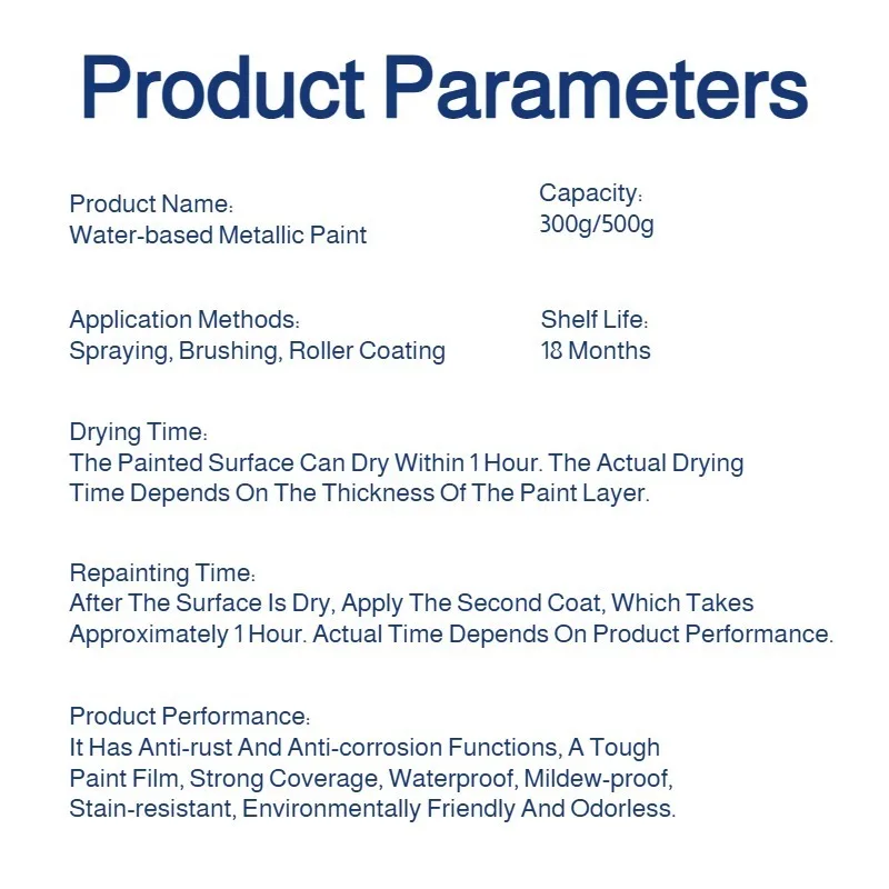 Antirust Paint Conversion Waterborne Metal Paint Multicolor Steel Tile Renovation Solid Rust Paint