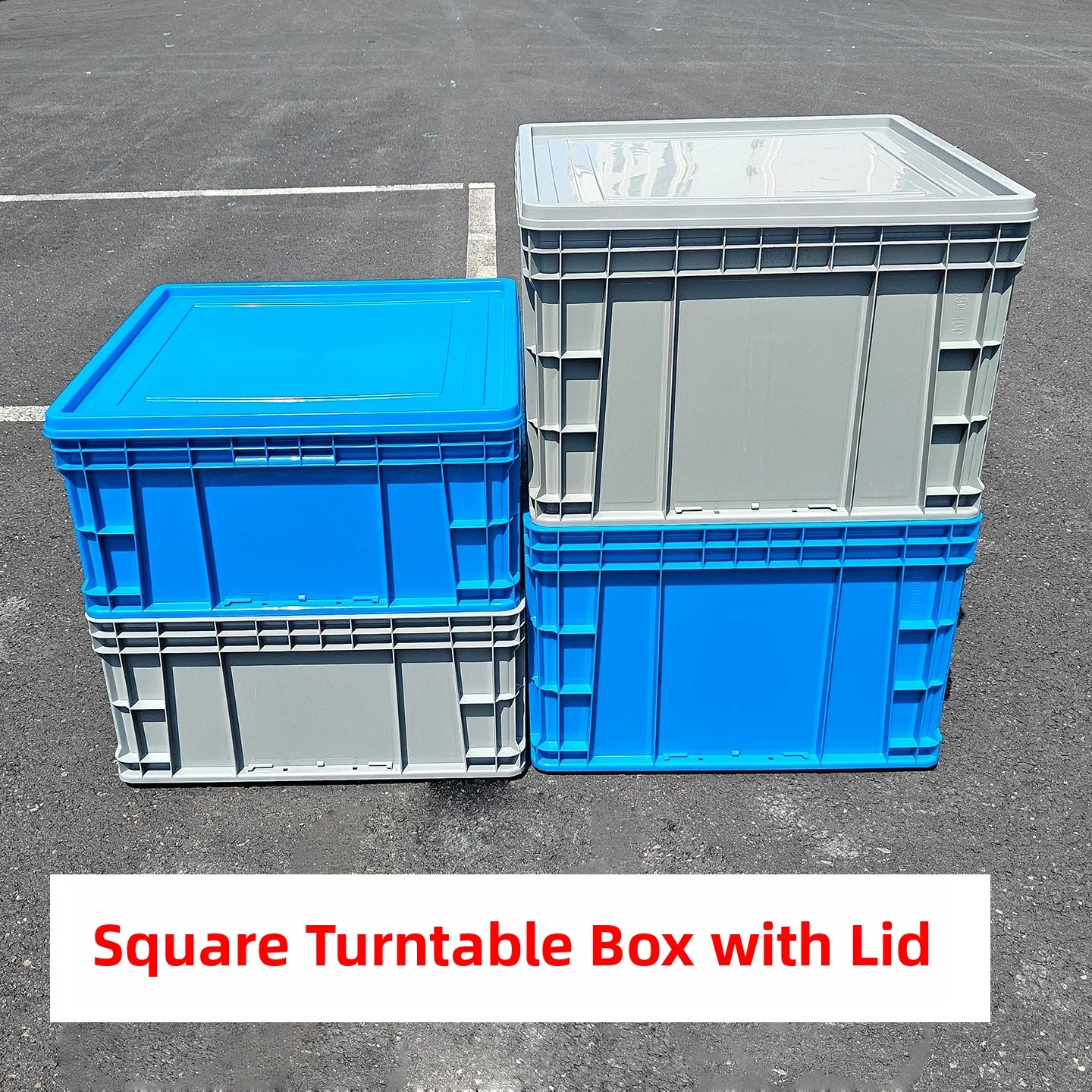 

Утолщенный пластиковый квадратный контейнер для хранения, промышленный органайзер из прочного материала, корзина-контейнер для различных целей