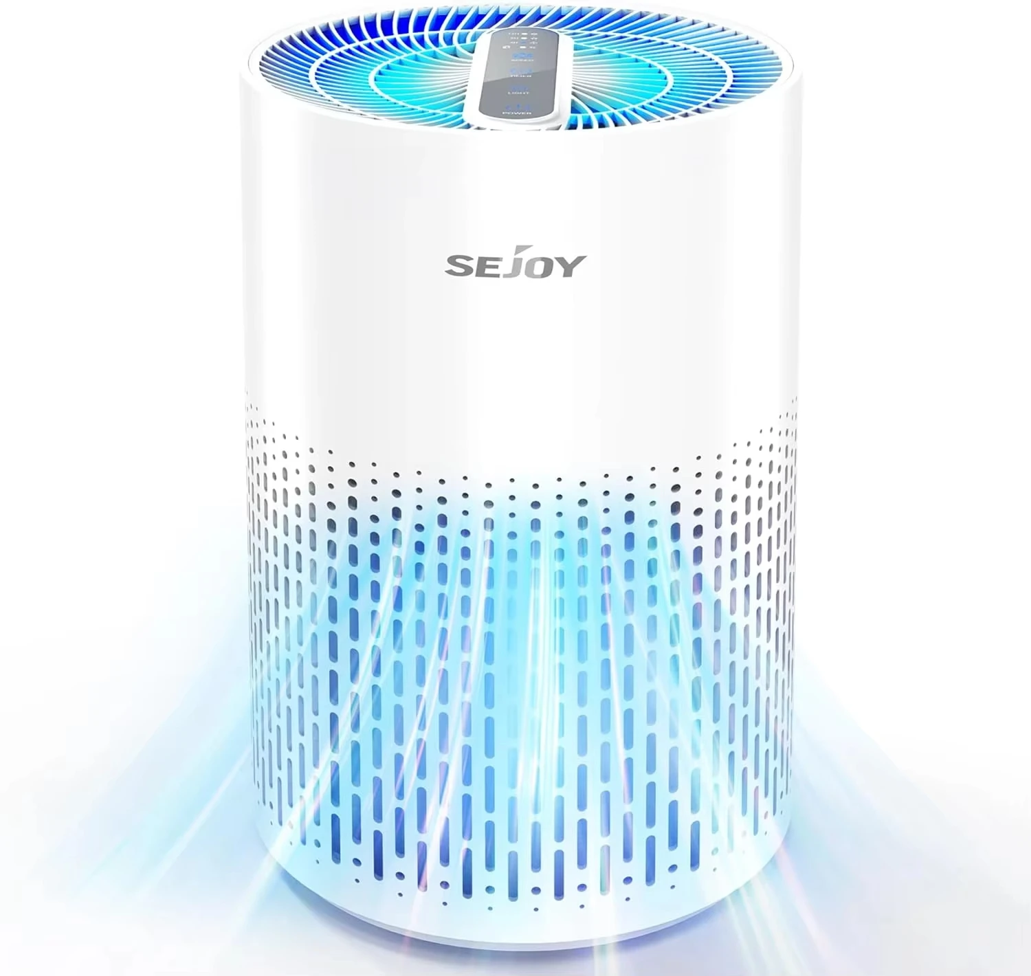 SEJOY Air Purifier for Home 3-in-1 Air Freshener with HEPA Filter Sleep Mode and RGB Night Light