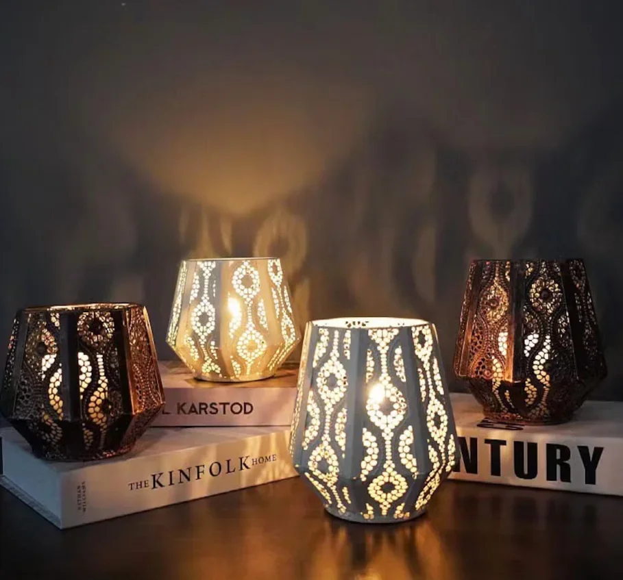 Beautifully Handcrafted Table Lanterns Handmade Moroccan Table Lamps Home Decor Spectacular Play of Light OEM N/A