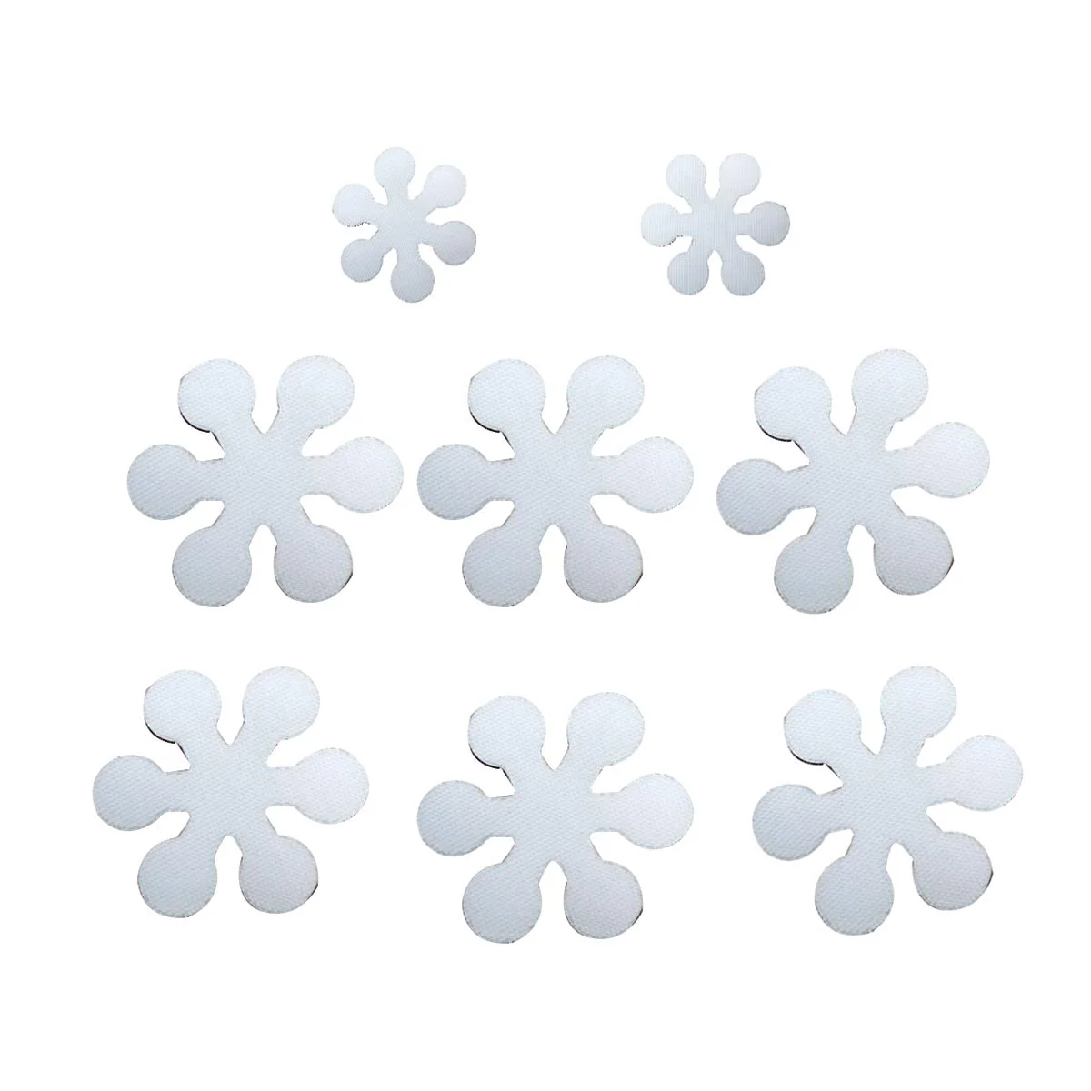 8pcs Snowflake Shape Anti-slip Bathtub Stickers Decals Safety Bath Shower Treads anti-slip sticker anti-slip sticker for bathroo