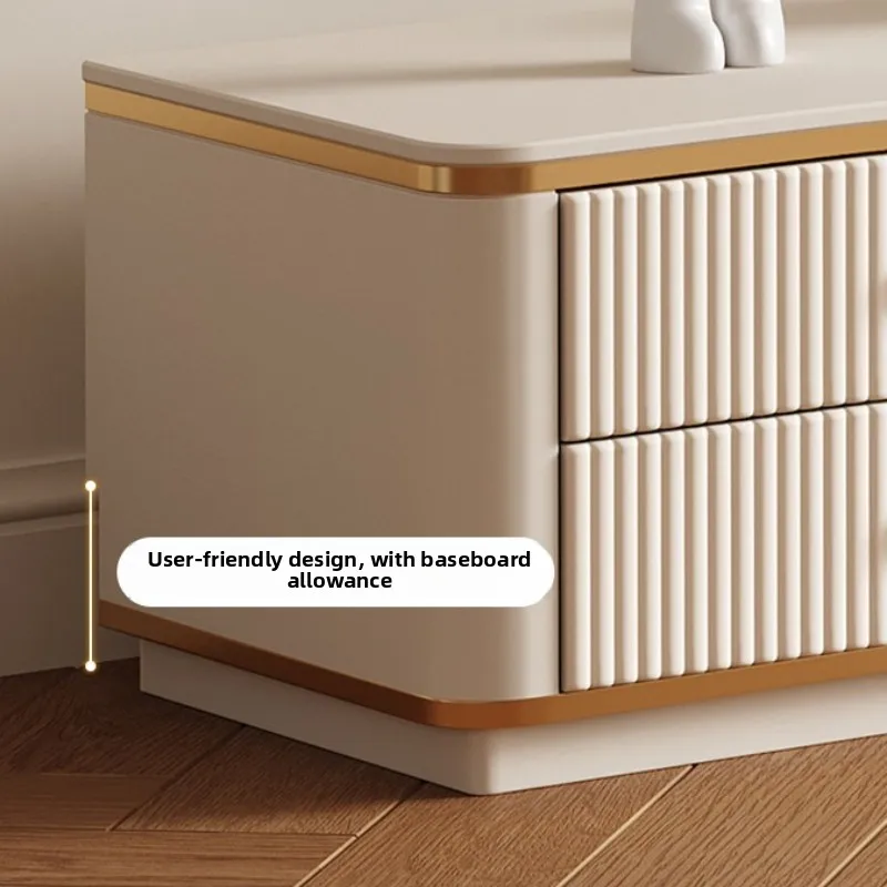 حامل تلفاز للرياح الكريمية لغرفة المعيشة، شقة منزلية صغيرة، خزانة تلفزيون، أرضية، حامل تلفزيون حديث، أثاث داخلي