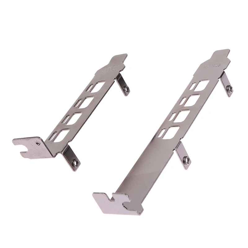 ✰✪1PC 8CM 10CM Low/High Profile Metal Stand Adapter For AMD FirePro W4100 Half-Height Full-Height Graphics Cards 4DP Baffle Port