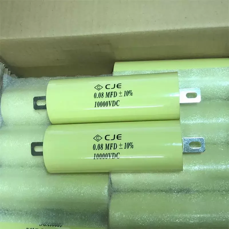 3-10pcs Brand new original box CJE CBB20 0.08UF 10000V high-frequency high-voltage metalized film capacitor