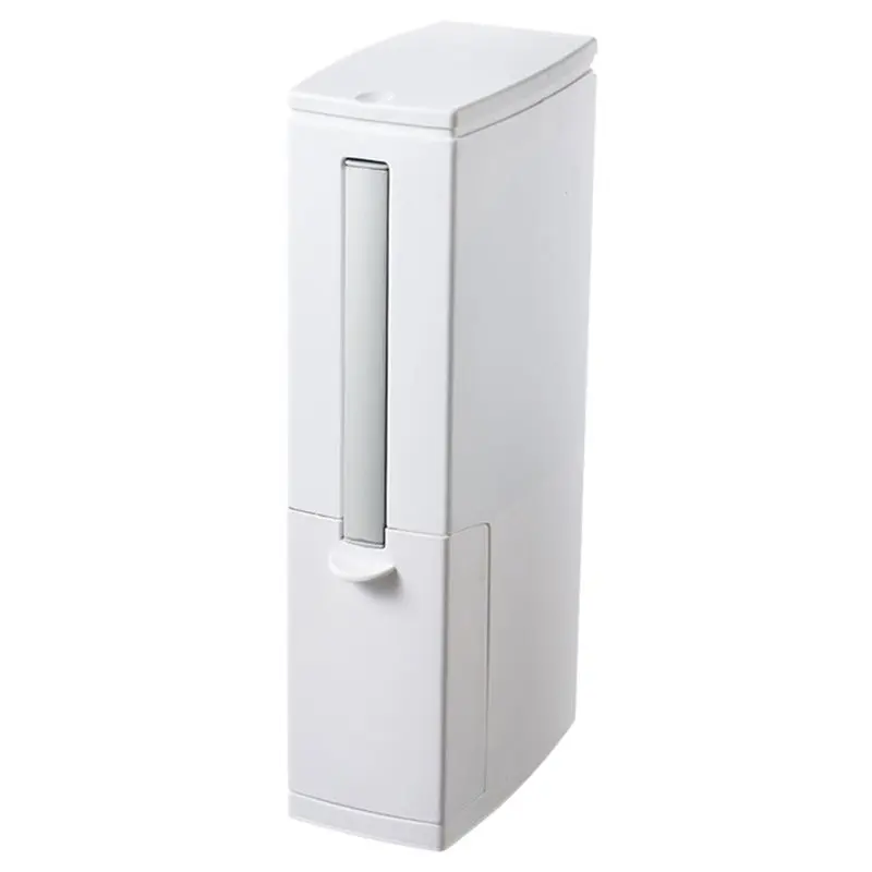 

Toilet Brush Set For Kitchen Trash Bin& Garbage Bin For Narrow Design, Bathroom Trash Can Household Belt