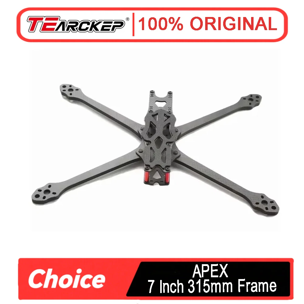 APEX 7Inch 315mm Carbon Fiber Quadcopter Frame Kit 5.5mm Thick Arm for FPV Freestyle RC Racing Drone DIY Build Replacement Parts