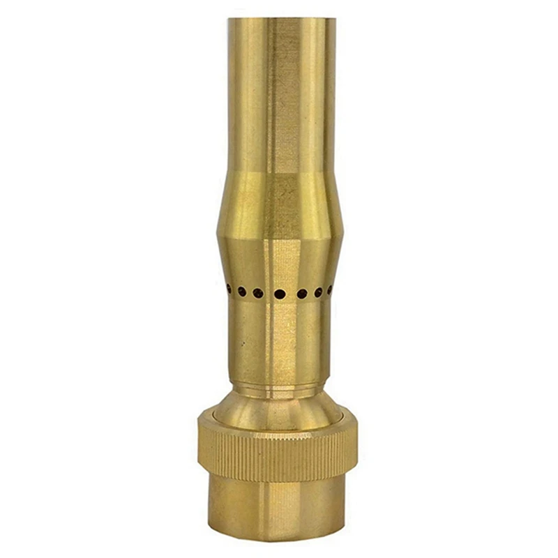 3Pcs 3/4 Inch Brass Foam Jet Fountain Nozzles Garden Landscape Fountain Adjustable Multi-Spray Nozzle Garden Pond