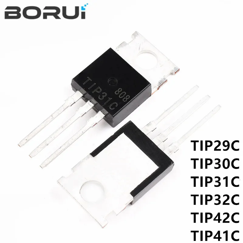 10PCS TIP31C TIP32C TIP41C TIP42C Transistor TO-220 TO220 TIP31 TIP32 TIP41 TIP42 TIP29C TIP30C TIP29 TIP30