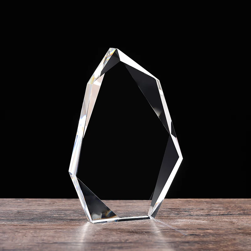 K9 Crystal Iceberg Figurine Photo Frame Blank 3D Laser Engraving Crystal for Gift Festival Souvenir Home Decor