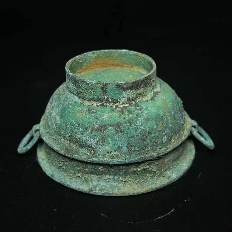 Exquisite Antique Bronze Can Decorative Home Craft Elegant Vintage Charm for Living Room Study Display Spaces