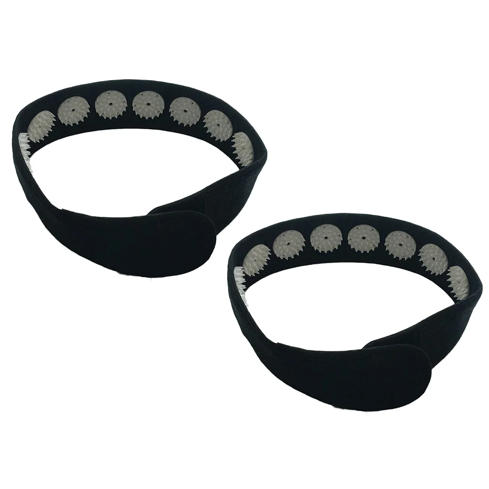 Cordless Back Massager Head Belt Headband for Pain Relief Oil Deep Tissue Yoga Strap Facial