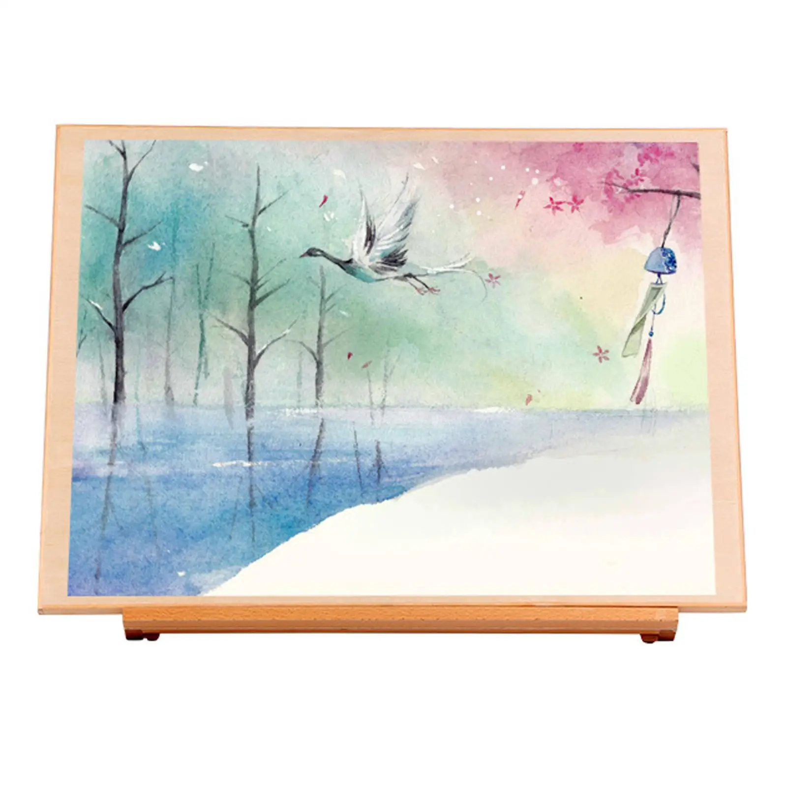 Board Adjustable Desktop Portable Table Easel Art Supplies for Oil Painting Student Paint Lover Watercolor