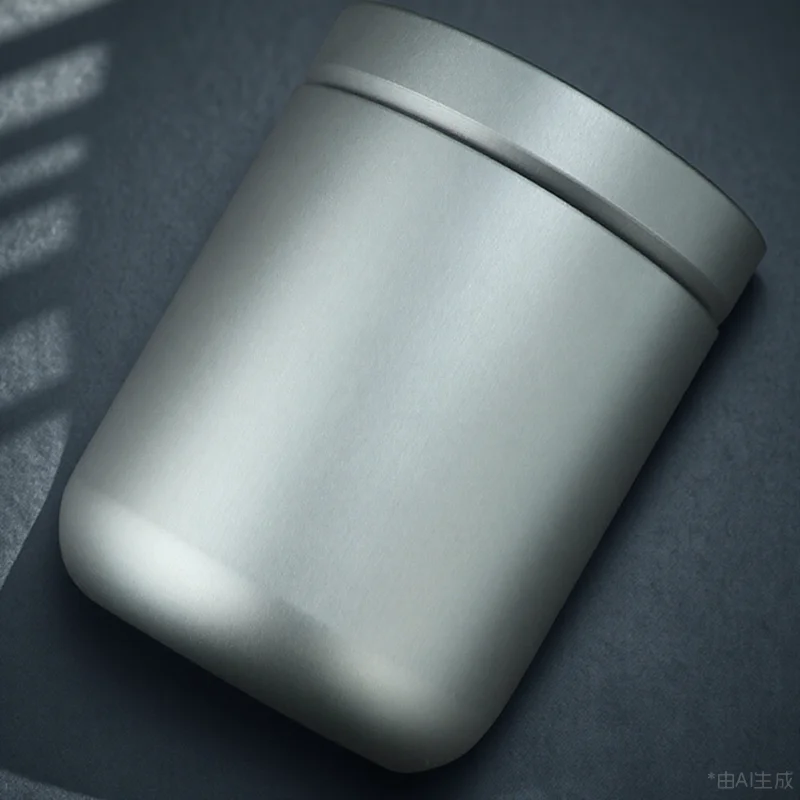 

Aluminum Alloy Airtight Storage Can Dustproof Moisture Resistant For Tea Pills Seasoning Powder Portable Lightweight Container