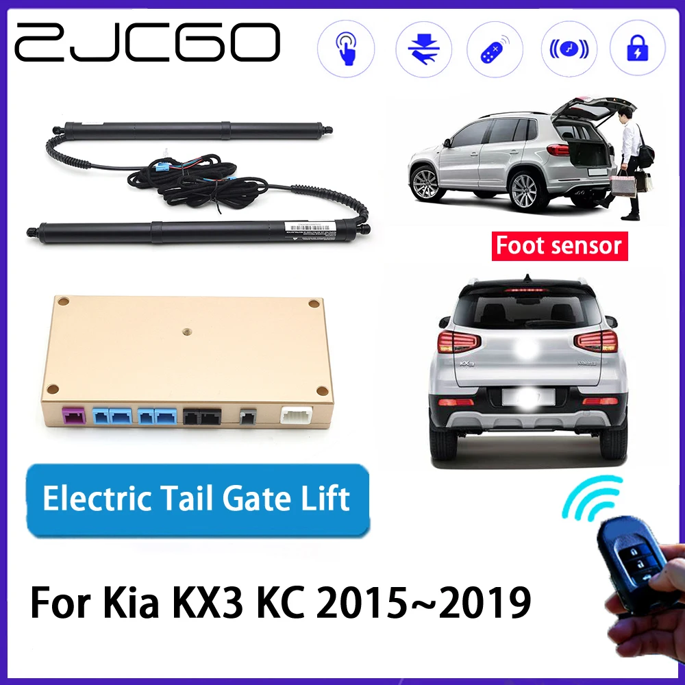 

ZJCGO Car Auto Trunk intelligent Electric Tail Gate Lift Automatic Tailgate Opener for Kia KX3 KC 2015~2019