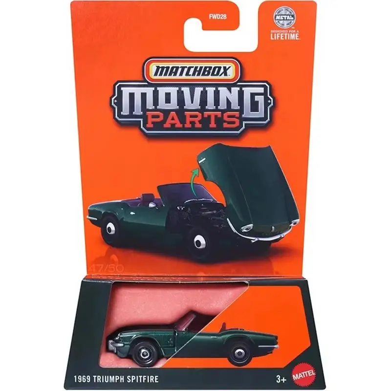 Neues 2022 Mattel Matchbox Car Moving Parts Series Cars Set Mix 4/5/6 (E/F/G Case) 1:64 Scale Models Vehicles Case, Auf Lager Toys