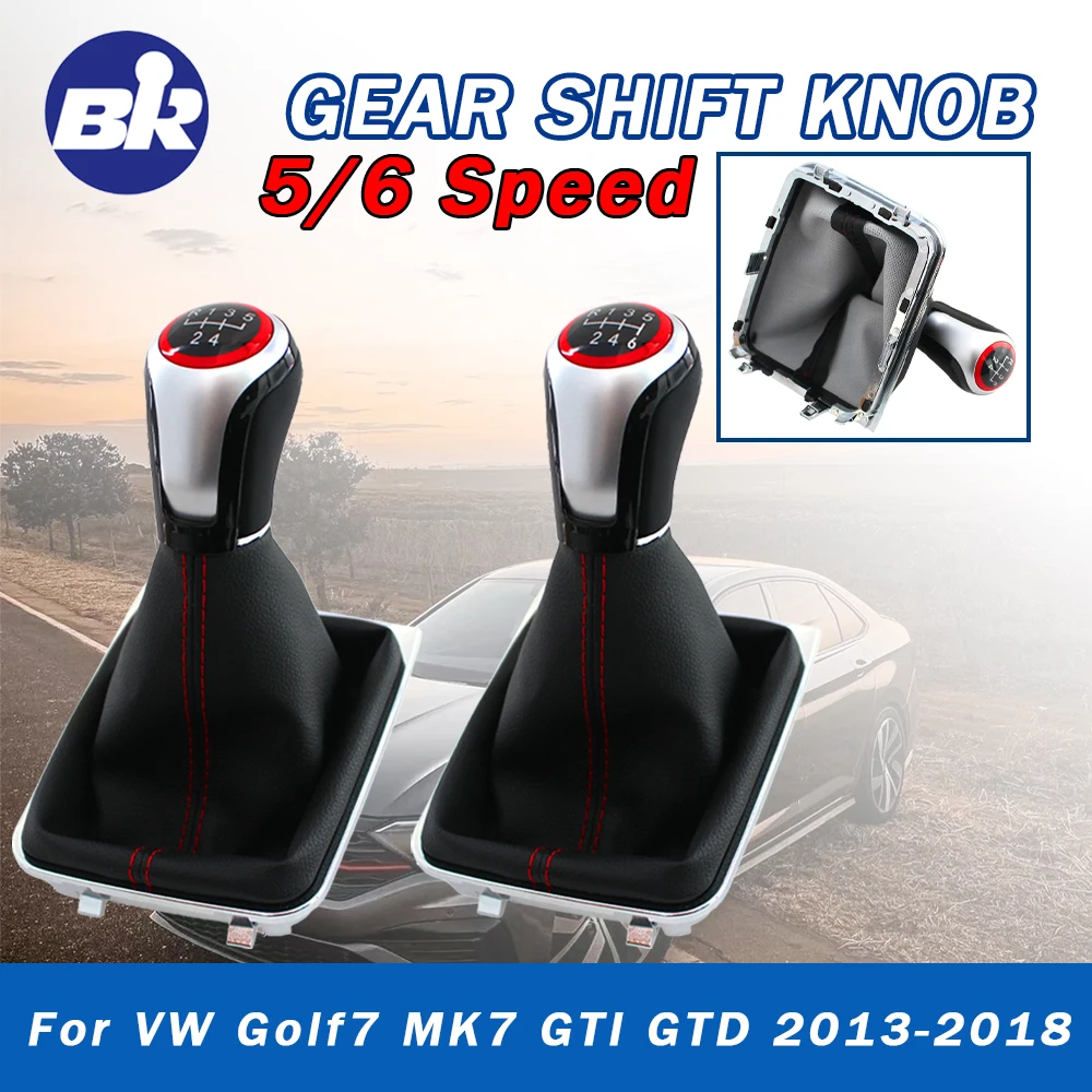 

Высококачественная новая ручка переключения передач для VW Golf 7 MK7 GTI GTD 2013 2014 2015 2016 2017 2018, автомобильный интерьер