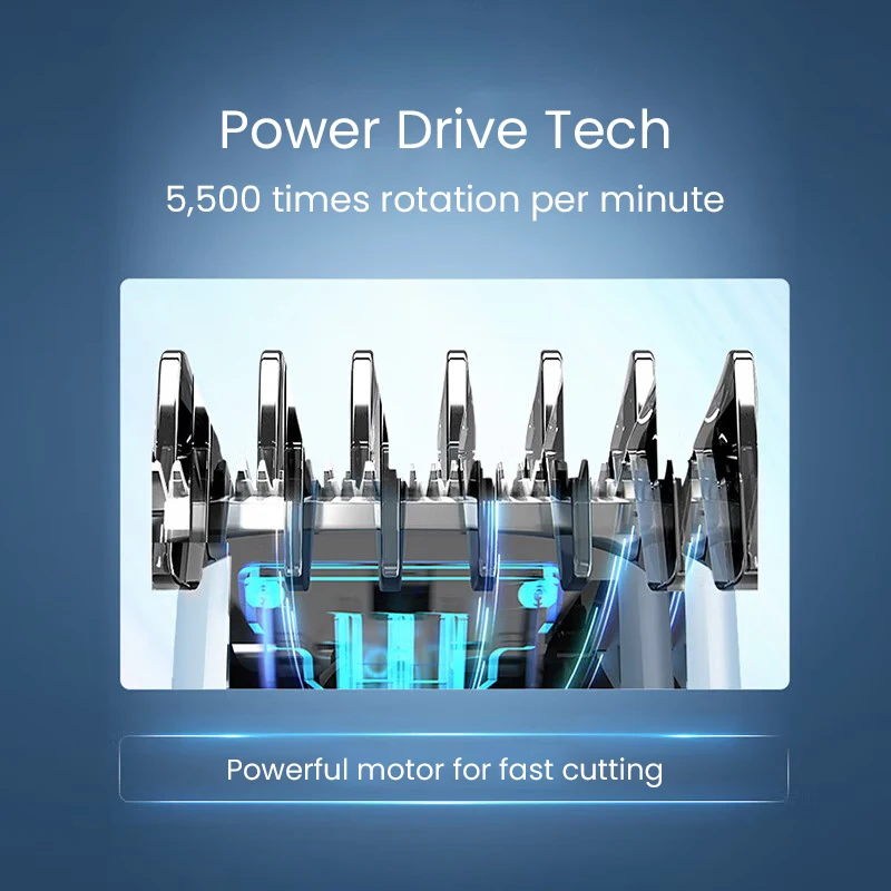 ماكينة قص الشعر الكهربائية HC3688 من فيليبس، ماكينة قص الشعر الكهربائية المنزلية القابلة للغسل، إعدادات متعددة الطول