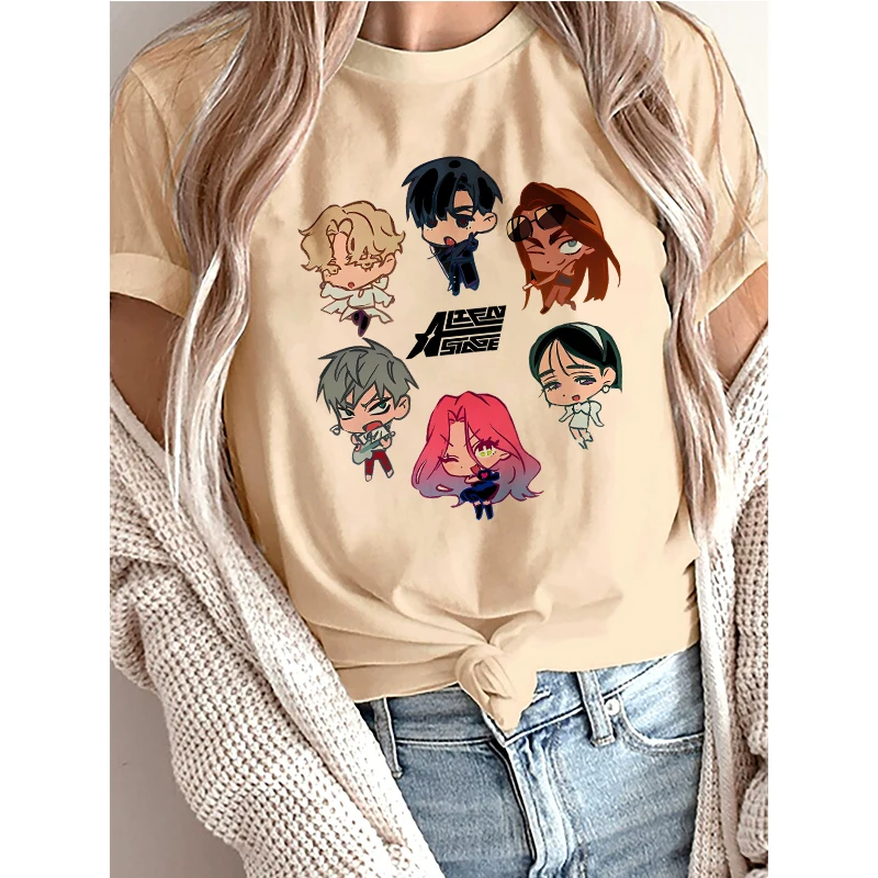 Alien Stage Trendy Classic Punk Tshirt Funny Casual Tee Shirt Female Gothic Y2k Tops Woman Graphic Vintage T-shirt Streetwear