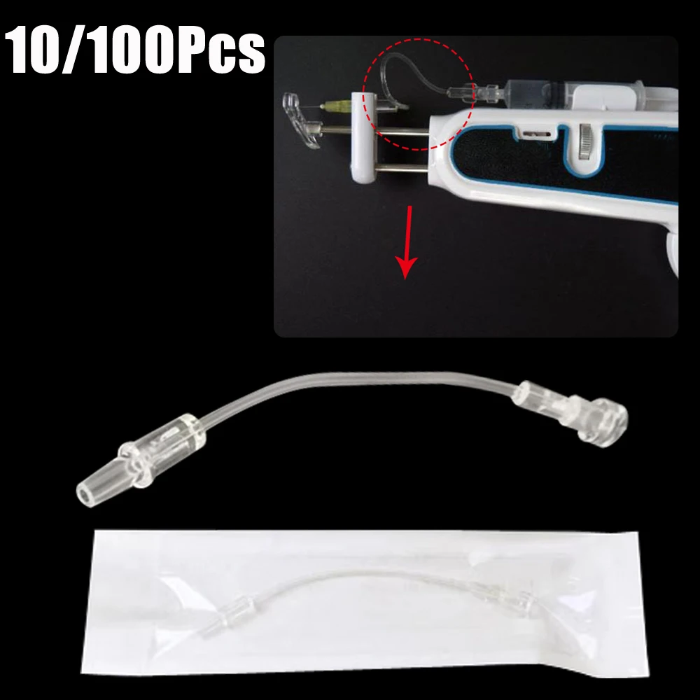 

10-100Pcs Sterile Accessory Disposable Parts Catheter 12.5cm Tube For Machine Mesogun Mesotherapy