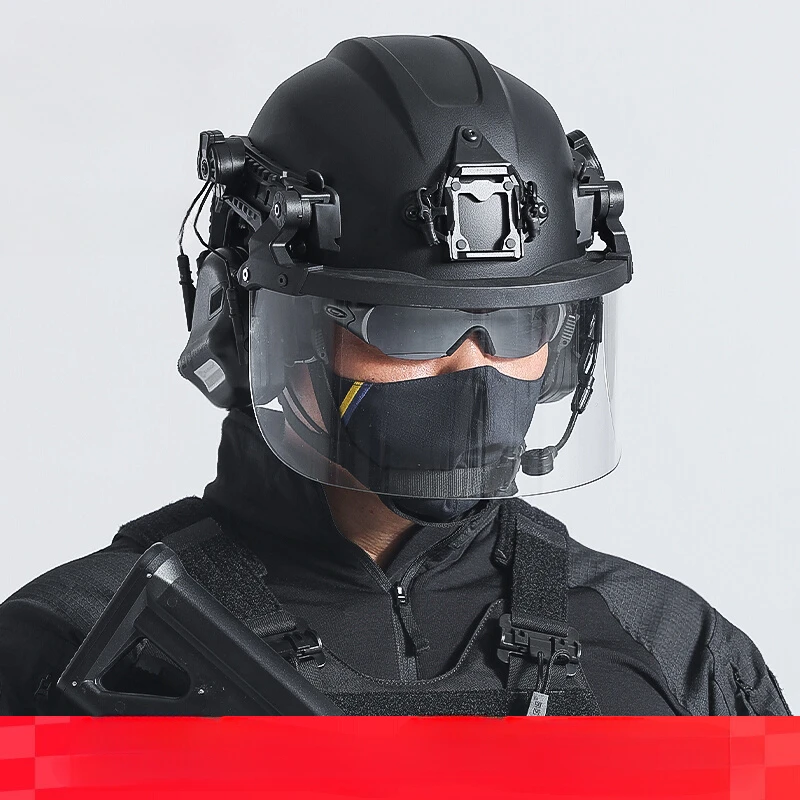 *Riot Helmets Outdoor Duty Patrol Protective Helmets Military Fans Tactical Helmets Secret Service Security