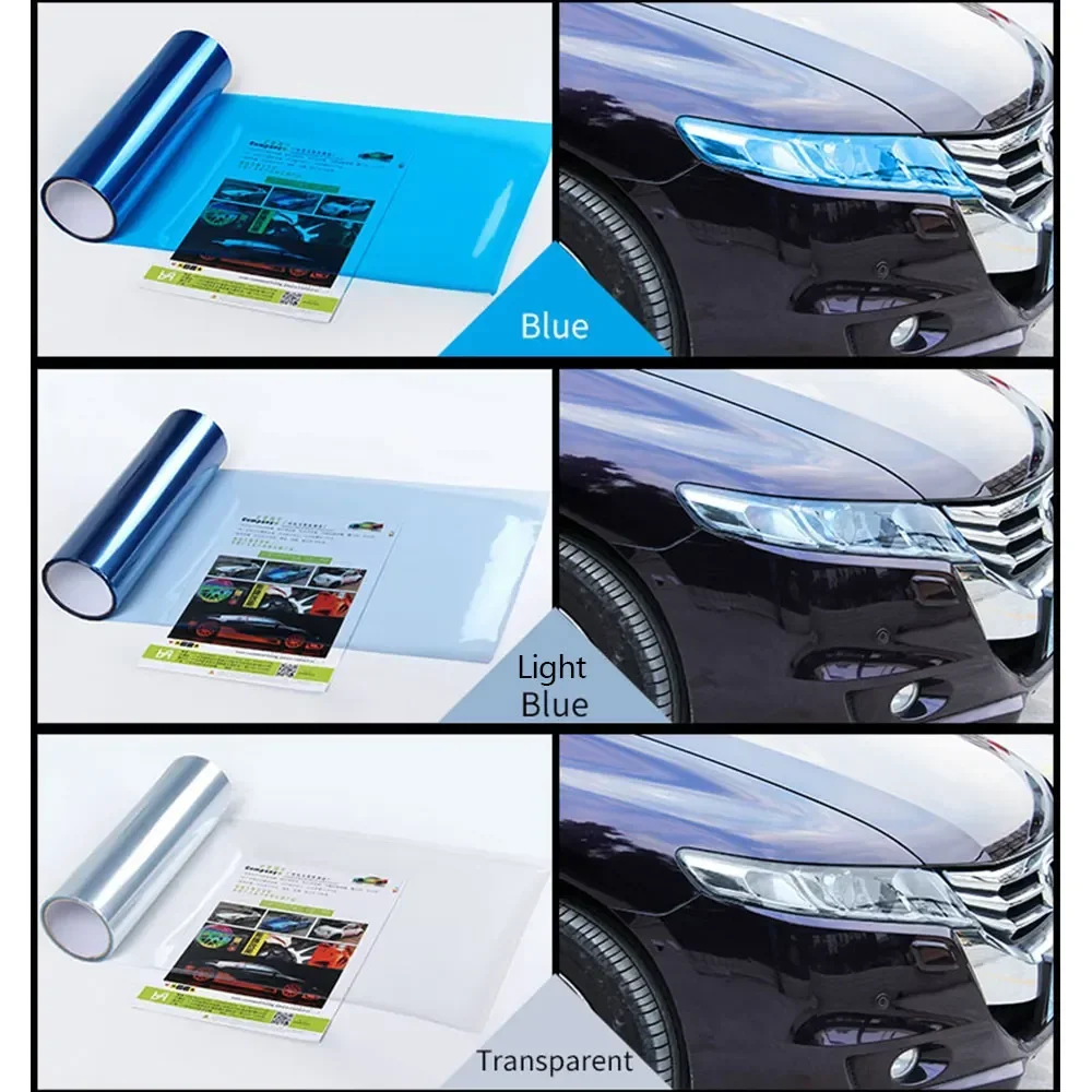 30*60cm revestimiento de vinilo para coche teñido de coche estilo Auto tinte faro luz trasera luz antiniebla vinilo película de humo faros de