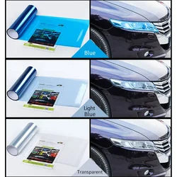 Auto Light Headlight Taillight Tint Vinyl Film Sticker Sheet 30x60cm Fog Light Rear Lamp Matt Smoke Film 11 color Car styling