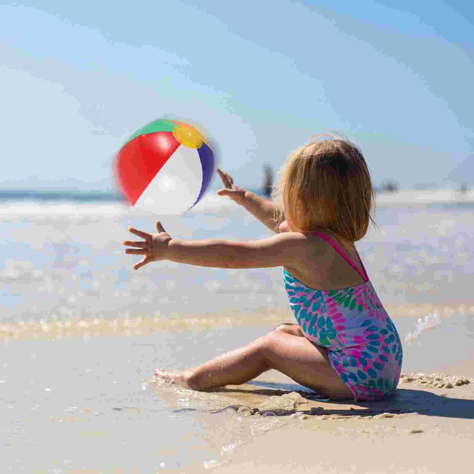 Beach Ball PVC Inflatable Children Playing Kids Swimming Toy Sports Water Park Summer Toys