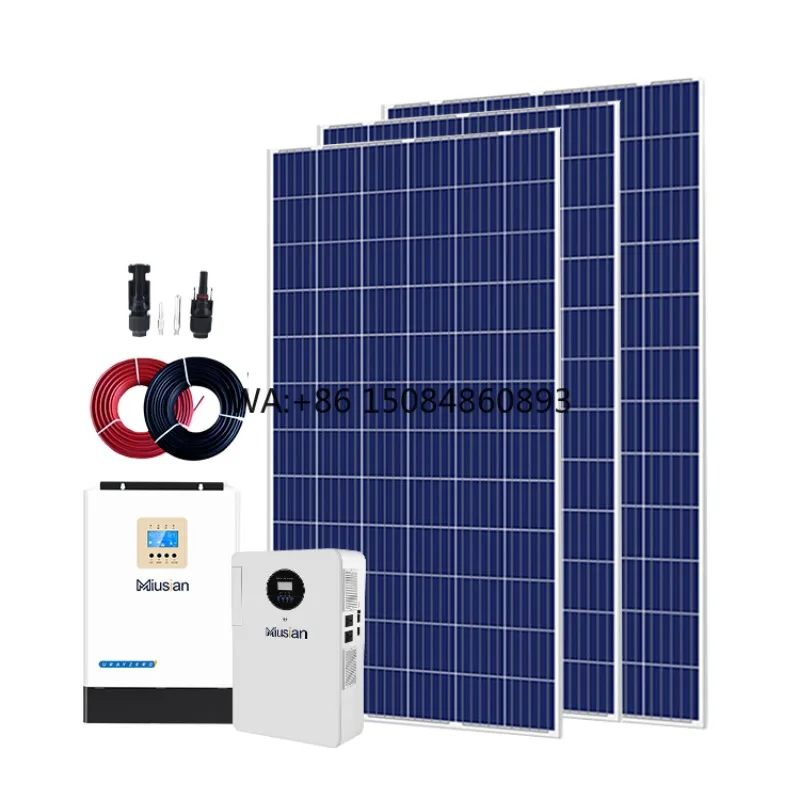 Off Grid Solar System Complete Set, 5KW 10KW 15KW Full Solar Panel Kit Off-grid Solar Power System Package