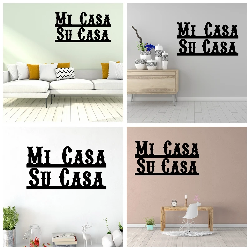 

1 pc simple Spanish text Wall Sticker Wall Decal Sticker wallpaper Home Decor Decor Living Room Bedroom Removable Sticker