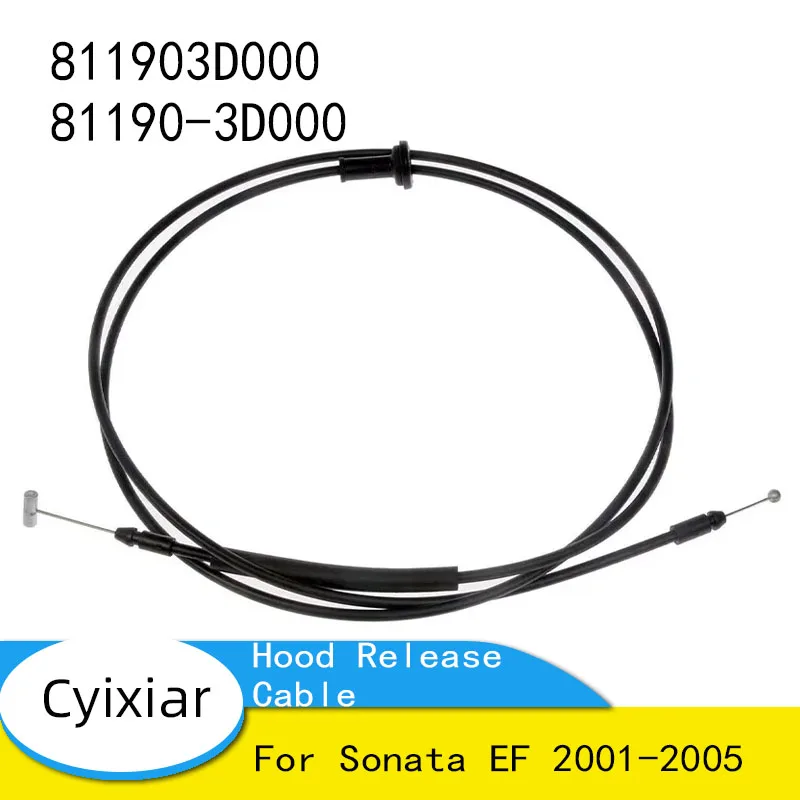 

OEM 811903D000 81190-3D000 Трос открывания капота для Sonata EF 2001-2005 гг.