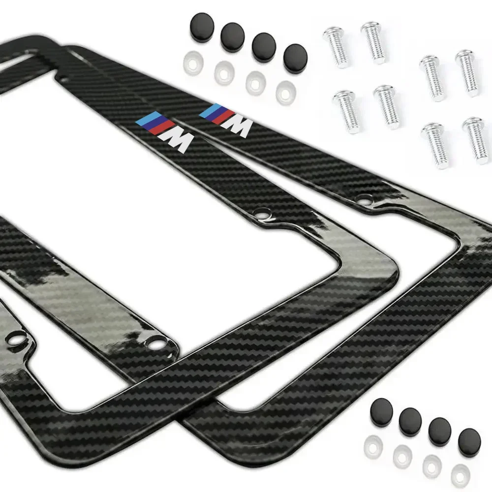 

Carbon fiber license plate protection framework Car Tag Holder For Bmw M3 M4 M5 M6 F20 F30 G20 F31 F34 F10 G30 F11 X3 F25 X4 I3