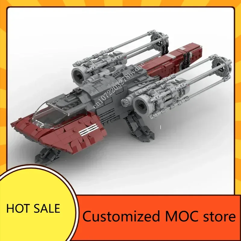 Space Battle Series MOC Starship Class Breon Dayvan Puzzels DIYAssembly Ruimteschip Speelgoed Verjaardag Kinderen Kerstcadeaus voor leeftijden