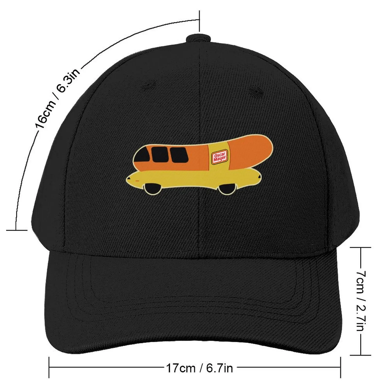 Hot Dog Mobile Baseball Cap Gentleman Hat Horse Hat Custom Cap Mens Caps Women's