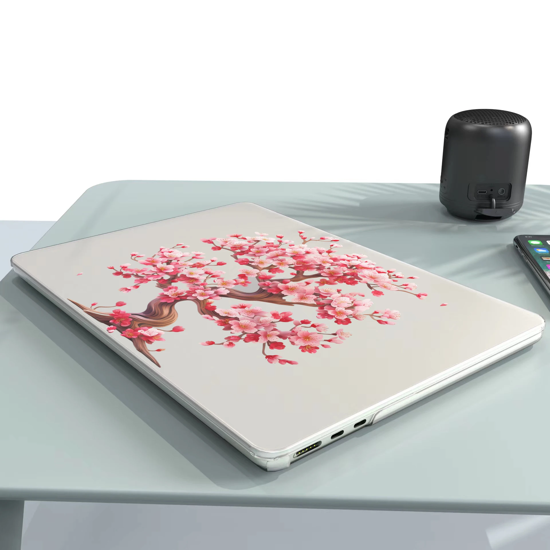 Ink-Wash Cherry Blo…