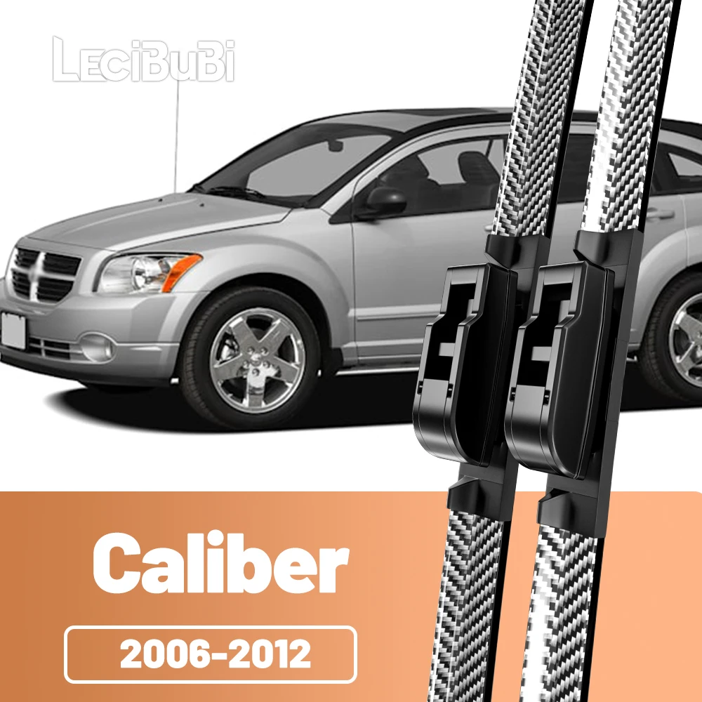 

2 шт., щетки стеклоочистителя переднего стекла, дворники из углеродного волокна для Dodge Caliber 2006-2012 2007 2008 2009 2010 2011