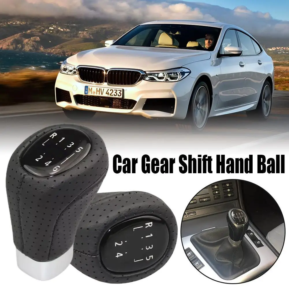 Auto Gear Bar Knob Head 5/6 Speed Shifter Lever Handball ForBMW 3 Series E90 Sedan E91 Aluminum Alloy Transmission Shifter Knob