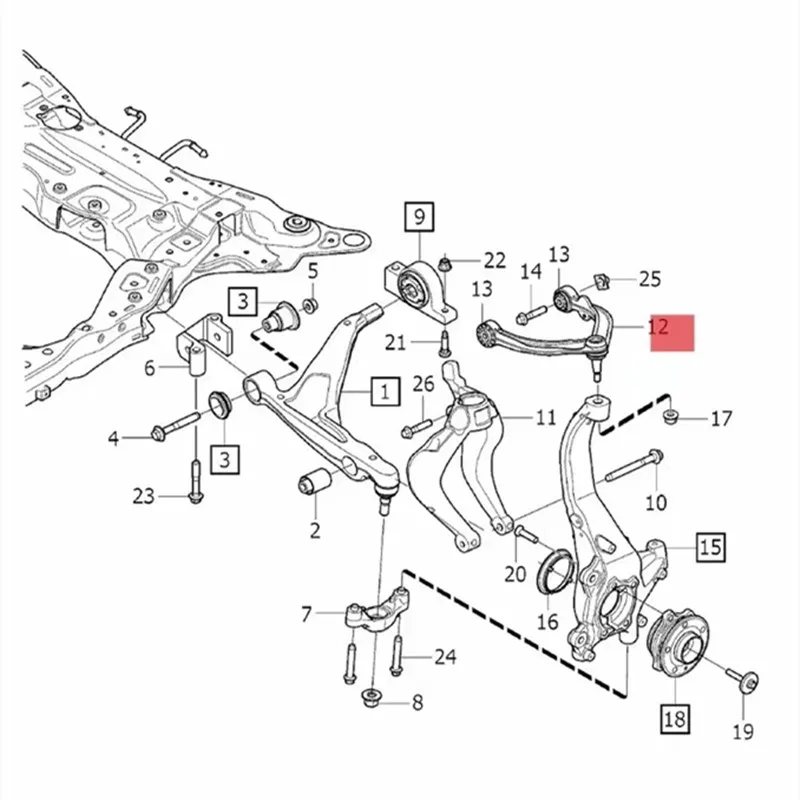 New 31360630 31360633 Front Suspension Upper Control Arm For Volvo XC90 XC60 2018-