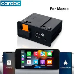 CARABC CarPlay Android Auto USB adapter OEM For Mazda Carplay hub 3 6 2 CX3 CX5 CX9 CX8 MX5 miata TK78669U0C Retrofit kit